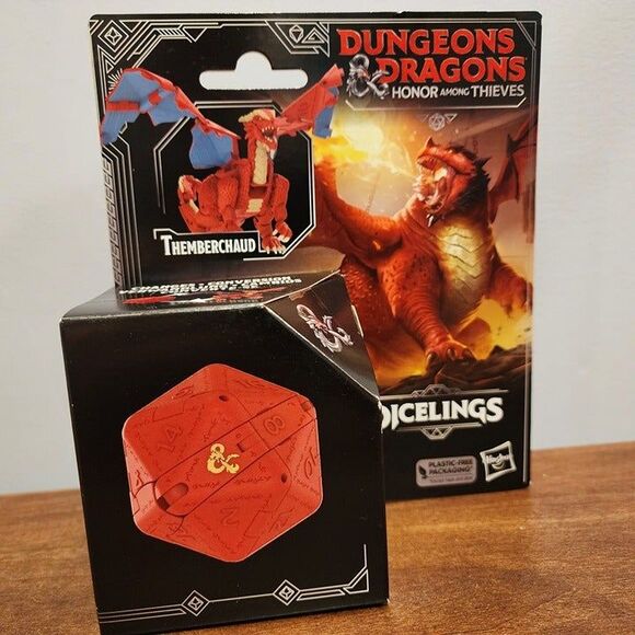 Dungeons & Dragons Dicelings x6 Lot Owlbear Beholder Themberchaud Rakor Dragon - Picture 4 of 7